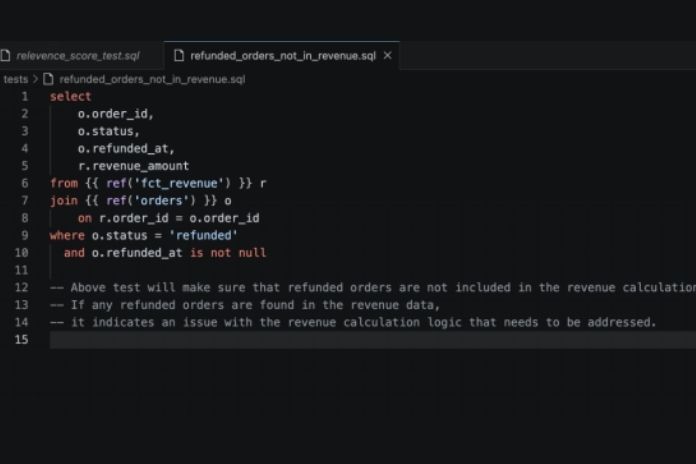Singular Test Enforcing Business Logic